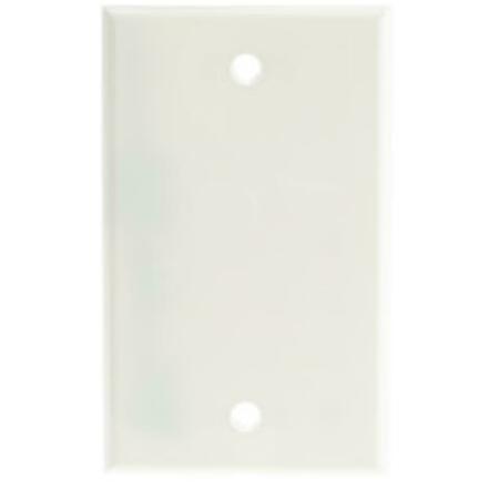 CABLE WHOLESALE Wall Plate, Blank Cover Plate - White 200-258WH
